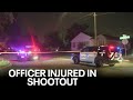 Fort Worth police officer hurt in shootout with suspect