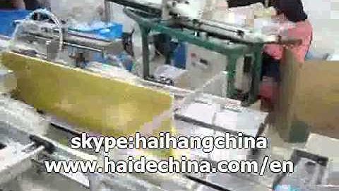 two line plastic cup automatic packaging machine