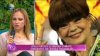 Teo Show (27.11.2017) - Cristina Stamate a murit! Partea I