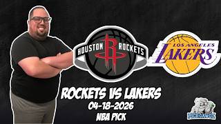 Houston Rockets Vs Los Angeles Lakers 41826 Nba Free Picks & Prediction Nba Playoffs Game 1