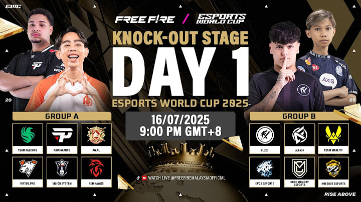 🔴 [EN] ESPORTS WORLD CUP 2025: FREE FIRE - KNOCKOUT STAGE DAY 1