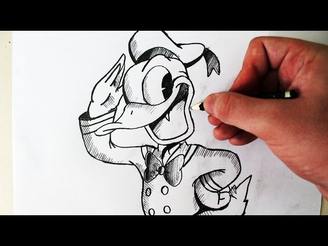 Como Desenhar o Pato Donald (Face) - (How to Draw Donald) - SLAY