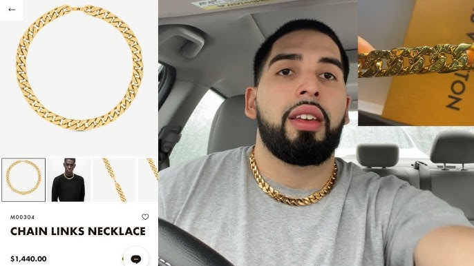 Virgil Abloh has reinvented the 1990s Cuban link chain for Louis
