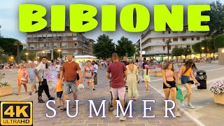 Bibione Italy || City Center in Summer 4K UHD