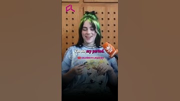 Billie Elish is on her periods 😂 #shorts