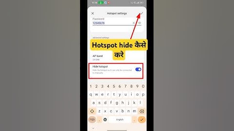Hotspot hide kaise kare| hotspot ko kaise chupaye|#hidehotspot #mithileshyadav0 #hotspothide