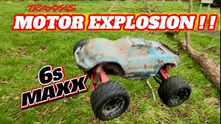 Ultimate Thrill: 6s Traxxas Maxx Pushed to the Limit