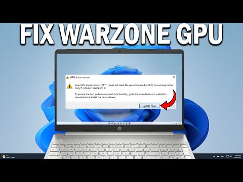 How To Fix Warzone 3 GPU Driver Version Error Message