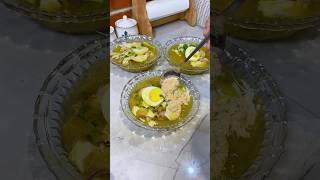 Masakan soto ayam Lamongan, resep andalan ibu mertua #rizkilunca