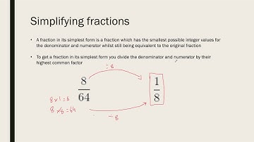 AQA EDEXCEL | Numbers - Manipulating Fractions