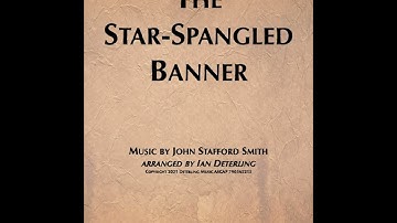 The Star Spangled-Banner (arr. string orchestra) Score Video