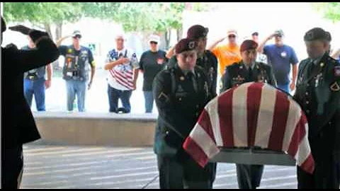 Army Airborne Military Funeral - Spc. Jerod H. Osb...