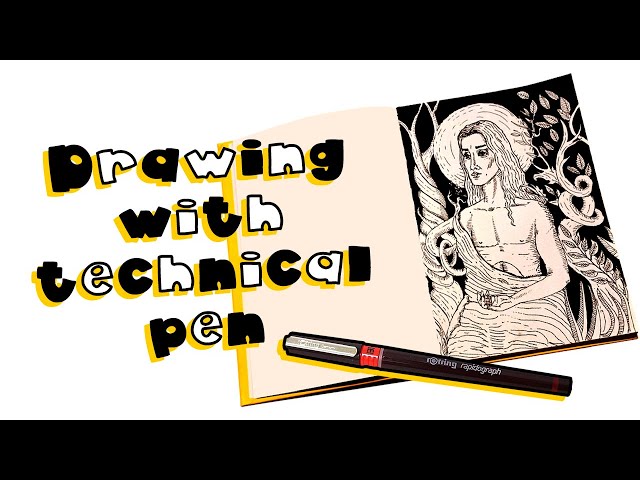 Rapidograph Pens: Techniques for Drawing for Beginners 