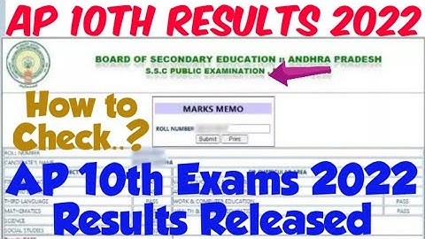 How to Check AP SSC Results 2022 in Telugu//AP 10th Results 2022 Out- Direct links to check Results🤩