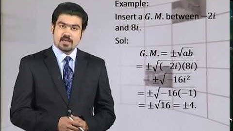 Math - Fsc Part 1 Chapter 6 Geometric Mean  - Math