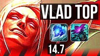 VLADIMIR vs YONE (TOP) | Rank 1 Vlad, Rank 7, 62k DMG, 7 solo kills | TR Challenger | 14.7
