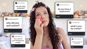 GRWM Q&A - Quitting School, Moving to London, Boyfriend and more.