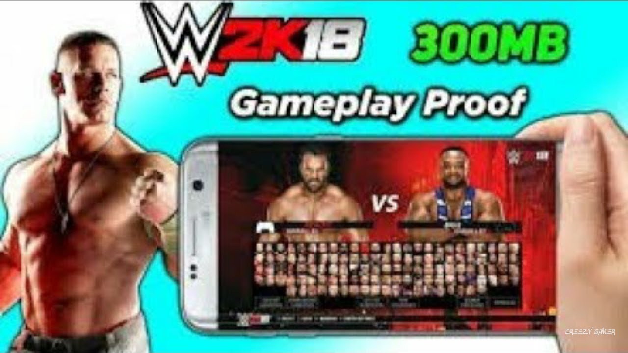 wwe 2k18 game 300mb psp YouTube