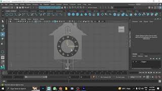 Rigging a Clock in Maya │ Control Chair │Traditional clock Maya