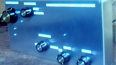 My Home Constructed Portable Solid State SW And FM Superhet Receiver.MP4