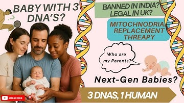 Three-Parent Baby for UPSC | MRT Explained | Designer Babies? | UK Legalized It. Should India?