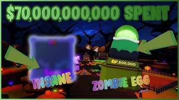 I SPENT 70 BILLION ON THE *NEW* 🧟ZOMBIE 🧟EGG IN MINING SIMULATOR 2!