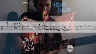 Michael Brecker Transcription on Bass! Talking to Myself by Eneias Xavier