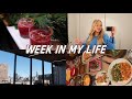 work week in my life: going into the office, friendsgiving, + holiday shopping | maddie cidlik