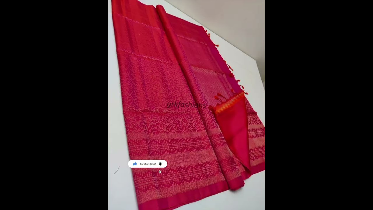 Borderless silk saree 
