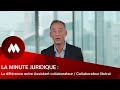 LA MINUTE JURIDIQUE: La différence entre Assistant collaborateur / Collaborateur libéral