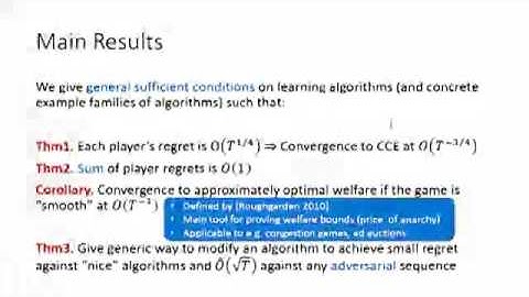 Oral Session: Fast Convergence of Regularized Learning in Games