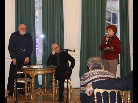 შეხვედრა მწერალთა სახლში ლიტერატურული პრემია მუზას ლაურიატებთან 02. 24. 2024.     1 ნაწილი