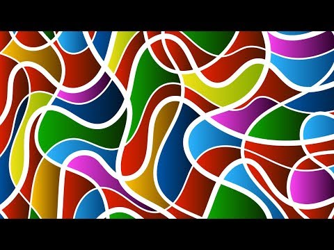 Рисование абстрактного цветного фона в Adobe illustrator, background in AI CC