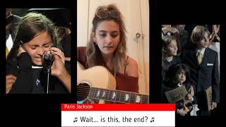 Paris Jackson singing &quot;Undone&quot; Live. A Tribute to MJ &amp; kids