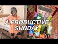 SUNDAY VLOG: productive morning, grocery shopping, + self care