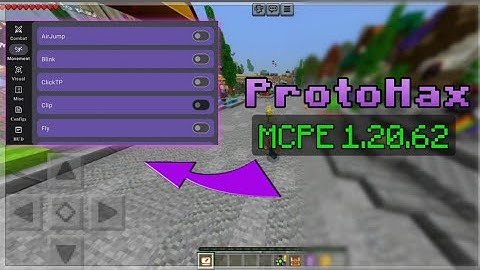 ProtoHax Utility Mod Client for Minecraft PE 1.20.62 | God Mode | 64/32 Bit Support