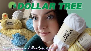 Premier Just Chenille Yarn | Dollar Tree Yarn Review