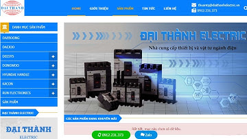 DỰ ÁN THIẾT KẾ WEBSITE THIẾT BỊ ĐIỆN ĐẠI THANH - MẪU THEME WORDPRESS BÁN HÀNG ĐẸP 2021