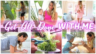 *NEW* GET IT ALL DONE WITH ME || CLEANING MOTIVATION, WORKOUT &amp; BEDROOM MAKEOVER || MYKA STAUFFER