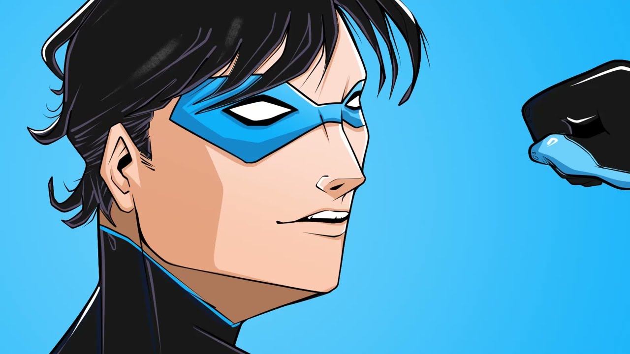Speedpaint Nightwing: Ilustración Digital en Clip Studio Paint
