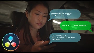 How to Make Text Message Popup Bubbles - DaVinci Resolve 16 Tutorial