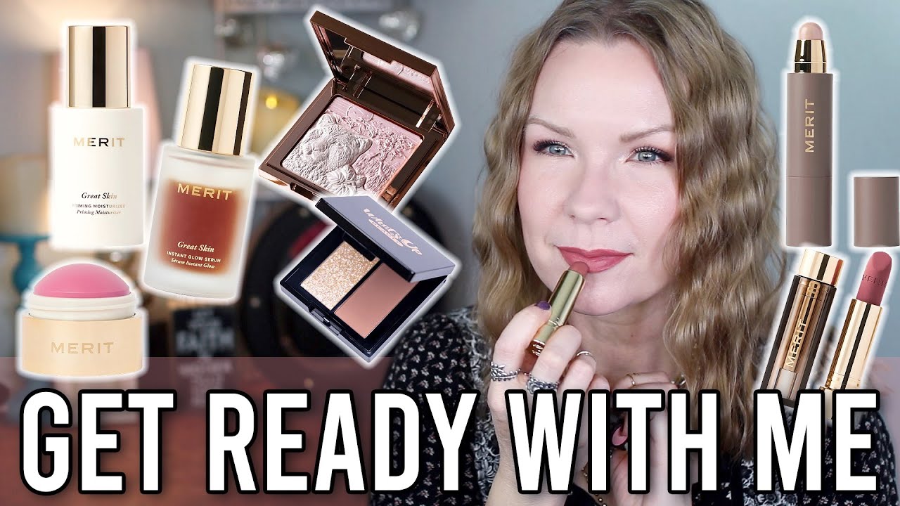 Get Ready with Me! Merit Beauty & What's Up Beauty | LipglossLeslie ...