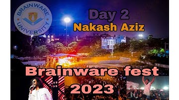 Brainware university 2023 Fest Day 2 |Brainware fresher party 2023| Brainware university review 2023