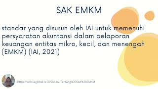 Implementasi Akuntansi Manajemen (SAK EMKM untuk pelaku UMKM)