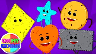 shapes song learn shapes nursery rhymes and songs for kids