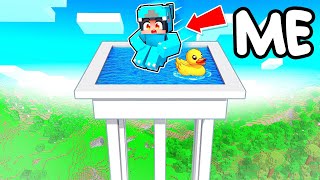 I Built The Worlds TALLEST POOL In Minecraft!