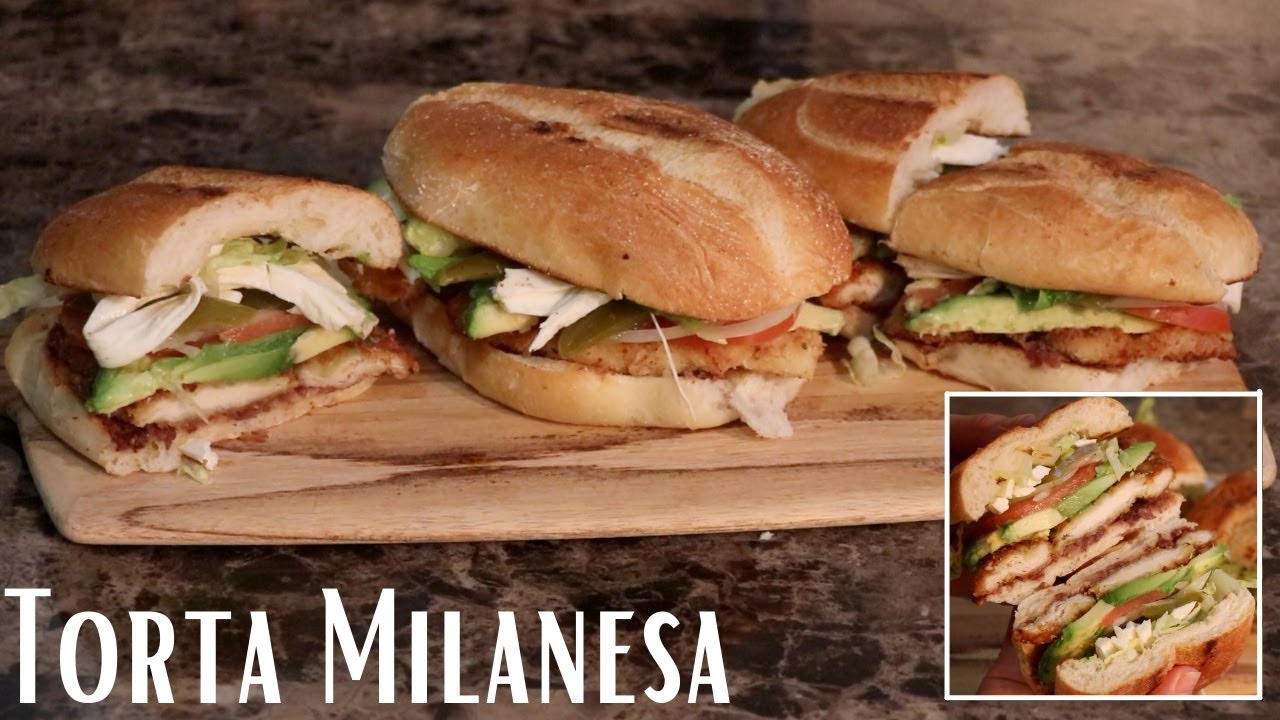 Torta MEXICANA de Milanesa de Pollo *LA MAS DELICIOSA!!* ? - YouTube