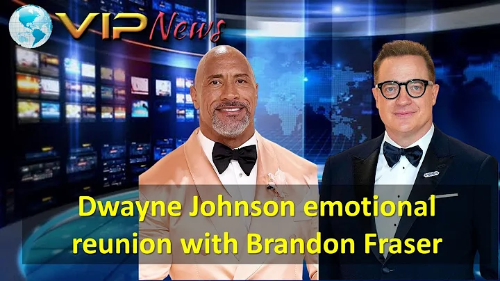 Dwayne Johnson emotional reunion with Brandon Fraser