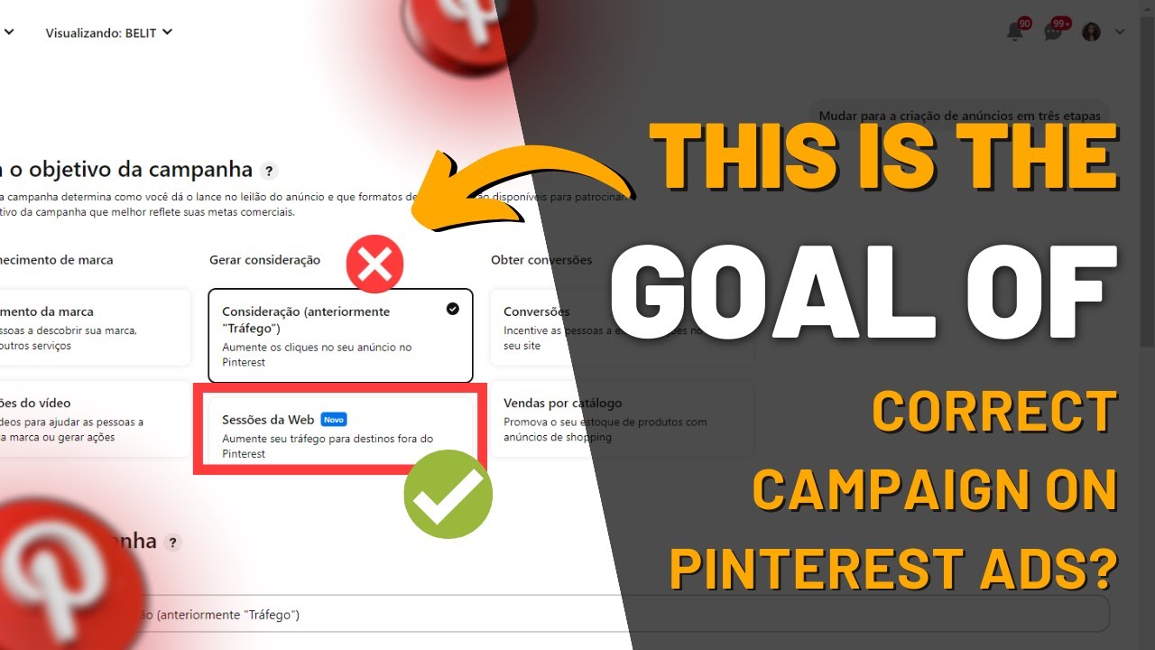 Pinterest Ads - This is the campaign format for Adsense 