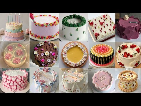 أفكار بسيطة ومبتكرة لتزيين الكيك تصاميم كيك بسيطة للمبتدئين تصاميم كيك عيد ميلاد